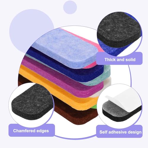 MECCANIXITY Paneles Acústicos Rectangulares 12 Pcs 33 x 5.1 x 1.2 cm B1 Ignífugo con 15 Pins para Decoración de Pared Estudio en Casa (Negro, Blanco, Gris Brillante, Marrón Oscuro) miniatura 3