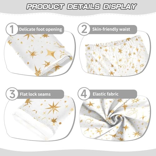 Gold Star Little Girls Cotton Pants Casual High Waisted Yoga Pants Running3