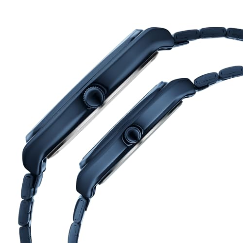 Image of Fastrack Mixmatched 5.0 Quartz Analog with Blue Dial Blue Stainless Steel Strap Watch for Couple - 3819268060QM01