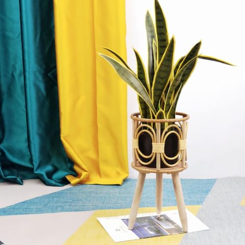 Support pour plantes en bois pour extérieur et intérieur rustique