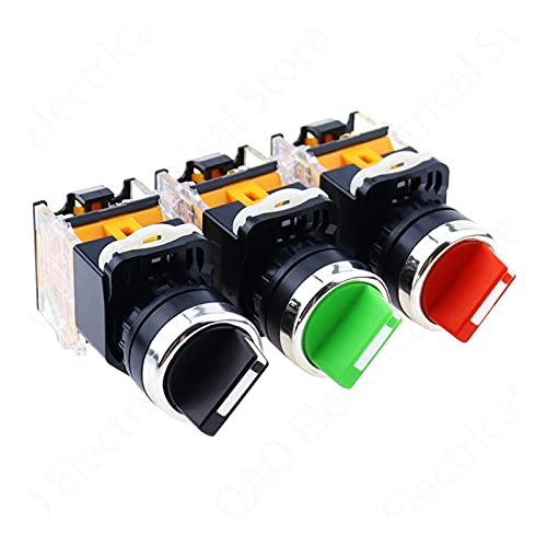 Encodeur rotatif 22mm JCAKES sélecteur 2 positions 1NO1NC - 3