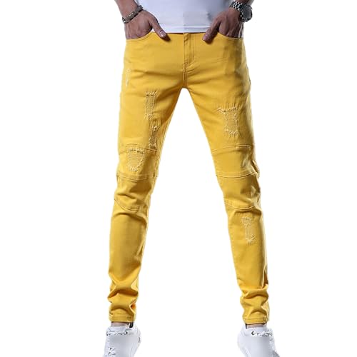 Jean délavé pour hommes stretch idéal pour vos sorties urbaines