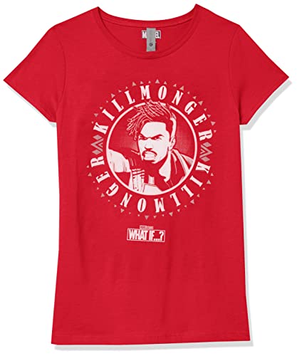 T-shirt Marvel fille rouge Freestyle Bars taille XS vêtement coton