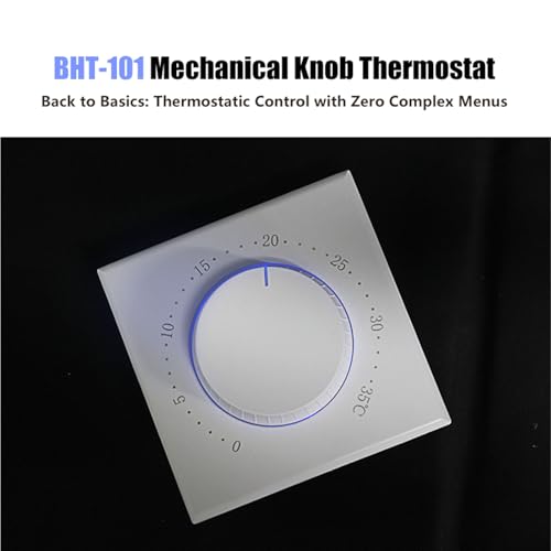 Thermostat plancher chauffant eau bouton vintage SEAFRONT - 5