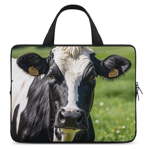 Sac à bandoulière pour ordinateur 43,2 cm antichoc au motif vache