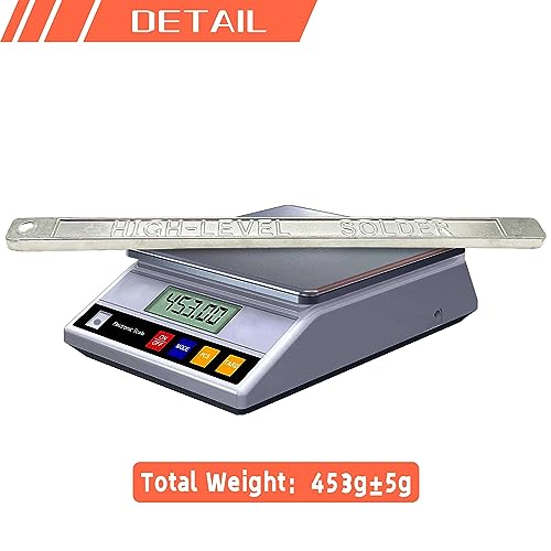 Image of Wonderway Sn60 /Pb40 Tin Lead Solder Bar, 1 lb Alloy I-Stick