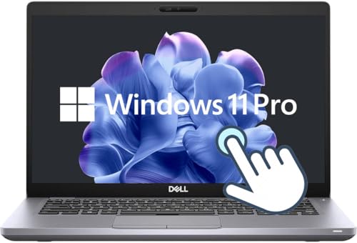 Dell Latitude 5410 pantalla táctil del ordenador portátil, pantalla FHD de 14 pulgadas (1920 x 1080), Intel Core i5-10310U, 8 GB RAM, SSD de 256 GB, teclado QWERTY americano, Windows 11 Pro