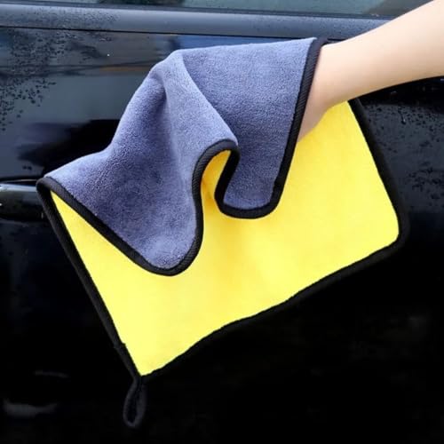 Image of Premium Microfiber Towels, Ultra-Absorbent for Car Detailing, Home, Kitchen & Sport, Cloth with Hanging Loop, Without Residual Lint, Scratches or Water Spots (30 * 30cm, Pack of 2)