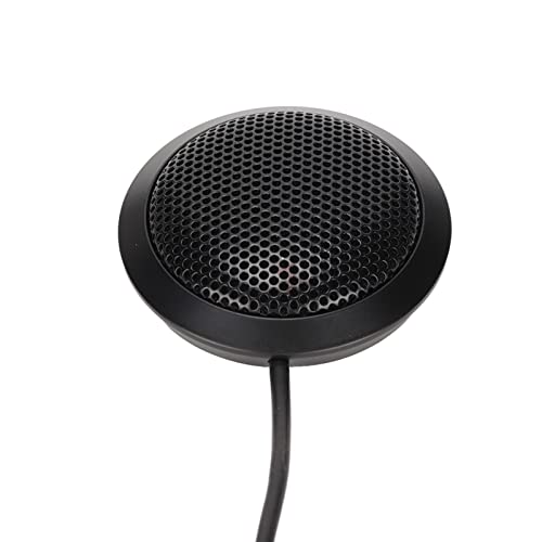 Cyrank Microfono per Conferenze per Ufficio Domestico, Altoparlante per Conferenze USB Vocale a 360° con Riduzione del Rumore per Podcast di Giochi per Laptop