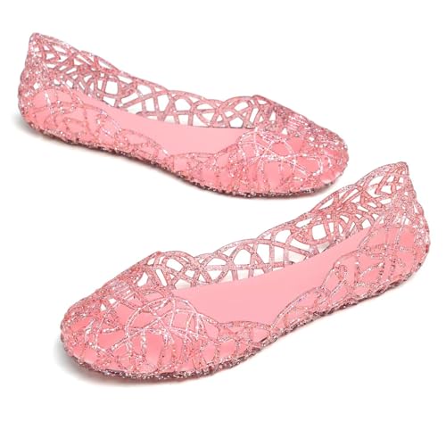 Image of Dear Time Women Flat Heel Summer Beach Jelly Shoes