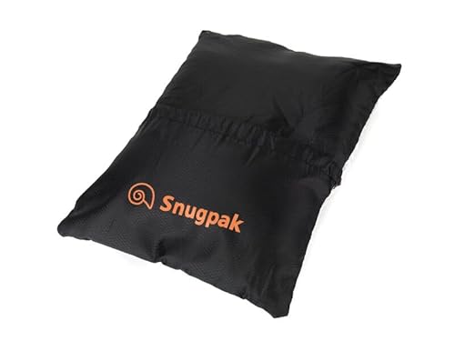 Snugpak Snuggy Headrest WGTE - Ultra-Lightweight Compact Insulated Camping Pillow with Premium Travelsoft Insulation - 100% Polyester, Compressible Camp Pillow for Hiking, Camping, Travel - Black