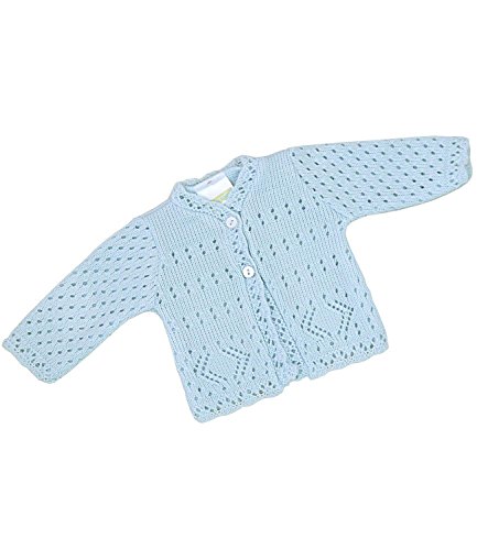 Babyprem Bebé Prematuro Cárdigan Rebeca Chaqueta de Punto Ropa Encaje Niños 44-50cm...