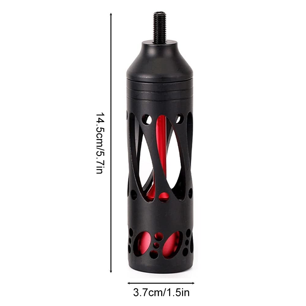 Stabilizzatore per arco da tiro con l'arco, stabilizzatore per arco compound, barra di bilanciamento per arco composito in lega di alluminio con sistema di smorzamento per sport di caccia e tiro