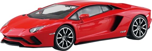 Aoshima Lamborghini Aventador S rouge nacré, maquette de voiture de sport miniature 1/32