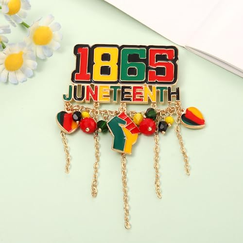 Image of African Brooches for Women Juneteenth Africa Map Queen Brooch Pins 1865 Sunflower Black History Month Brooches Juneteenth African Jewelry Accessories Outfits Gifts