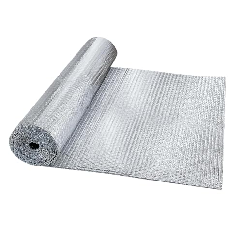 Hoja De Aislamiento De Burbujas Reflectante, Bloqueador De Calor De Ventana, 60x300 Cm, Escudo De Burbujas De Papel De Aluminio, Hoja De Aislamiento Térmico, Protección Solar Impermeable, Para RV, To
