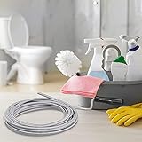 ONE Long Flexible Spring Drain Cleaner | Sink Drain Unblocker Wire Tools for Washbasins, Wastewater Drains, Kitchen Pipes & Other Plumbing Fixture | Flexible Plumbing Snake (5m) - Image 6