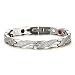 Produktbild AYEMOY Elegant Magnetic Therapy Fit Plus Bracelet, Titanium Magnetic Bracelets for Women, Ultra Strength Magnetic Therapy Bracelet, Slimming Weight Loss Anti-Fatigue Healing Bracelet (Silver)