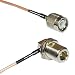 1 feet RG316 TNC Male to N Female Bulkhead Angle RF Pigtail Coaxial Cable