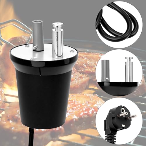 QWORK® Grillmotor, 220-240V Barbecue Rotator Motor, für Huhn, Lamm und Pute