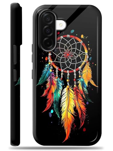 for Samsung Galaxy A26 5G Case with Screen Protector, Magnetic Wireless Charging, Military Grade Shockproof Dual Layer Cover for Samsung A26, Dreamcatcher 02