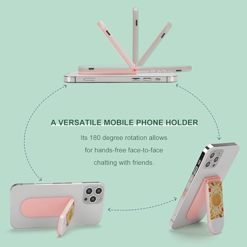 Support de téléphone motif biscuit doré avec éclairage LED 3 modes - 3