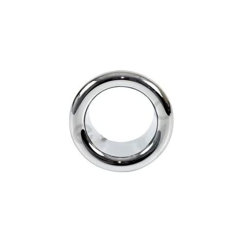 Plumbing4home Silver Small Chromed Rosette Rose Collar For Bathroom Sink Basin Overflow 20Mm Diameter