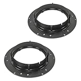 tomzz Audio 2857-068 Lautsprecherringe Adapter Halterungen kompatibel mit VW Golf T5 T6 Tiguan Touran für 165mm DIN Lautsprecher