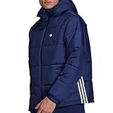 adidas winterjacke rot  adidas Padded Hooded Puffer Winterjacke Herren