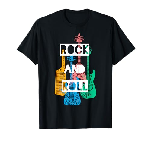 Rock & Roll Coloré Rocker Concert Enfants T-Shirt