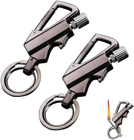 Permanent Match Infinity Lighter, Keychain Lighter with Multitool...