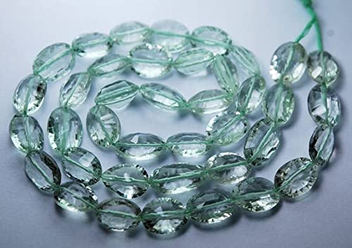 Améthyste verte naturelle taillée en concave ovale pour bijoux d'exception - 2