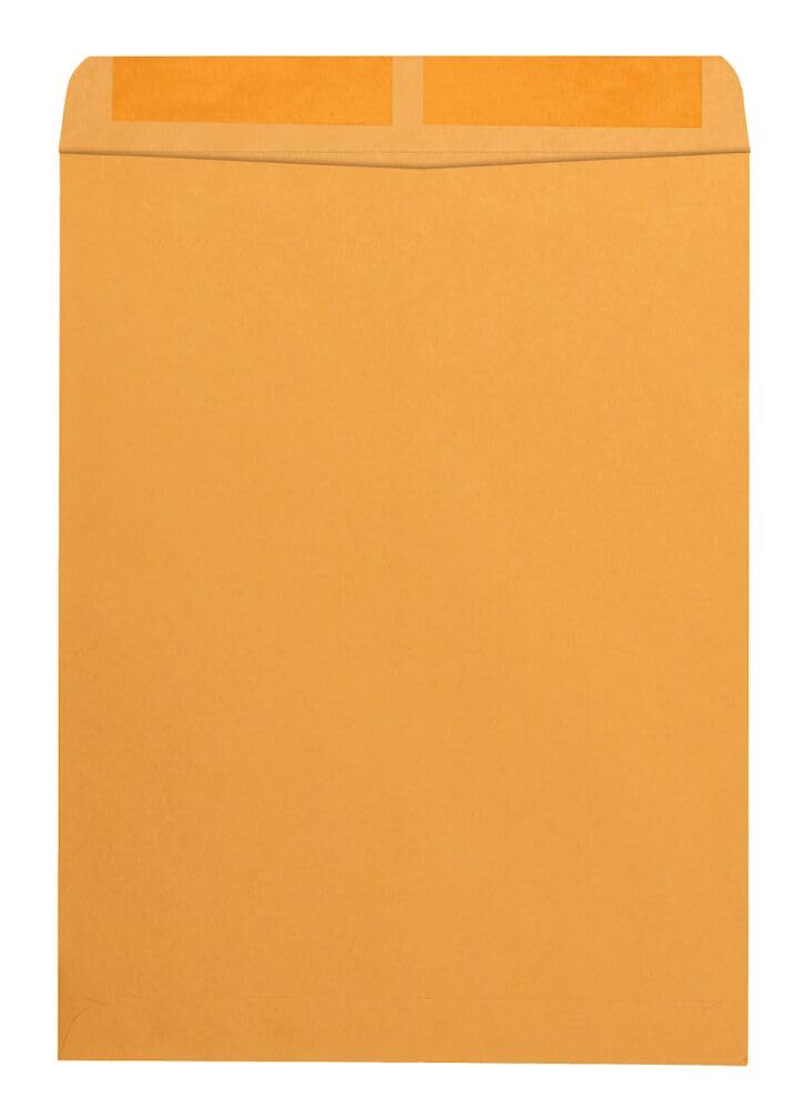 Quality Park open-end gommate catalogo buste, 25,4 x 33 cm, marrone, 100/BX