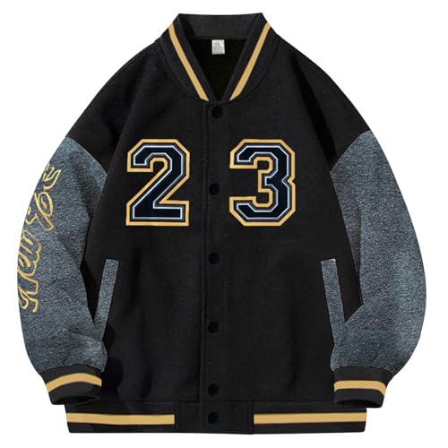 Generisch College Jacket Men's Casual Stylish Baseball Jacke