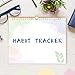 Thboxes Habit Tracker Calendar, 7.8 x 9.8 Inch Goal Tracker Stay Focused for Goal Setting & Productivity Daily Habit Tracker Journal Productivity Tool School Work Students Office Supplies, Color