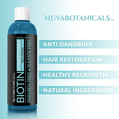 Biotin Conditioner For Hair Growth, Natural Thickening Treatment For Hair Loss And Thinning, Stimulate Thicker Regrowth, Sulfate Free & Paraben Free, For Women And Men (Packaging May Vary) #TOP3