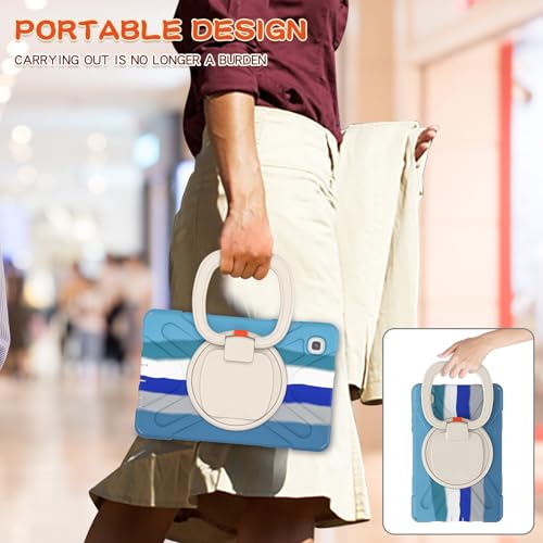 Funda Samsung Tab A7 Lite para viajes y niños con correa hombro 6