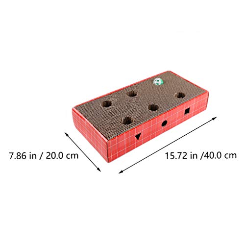 VILLCASE Cat Scratcher Cat Scratching Pad Durável Reciclável Cat Garras de Papelão Cat Lounge Relaxa