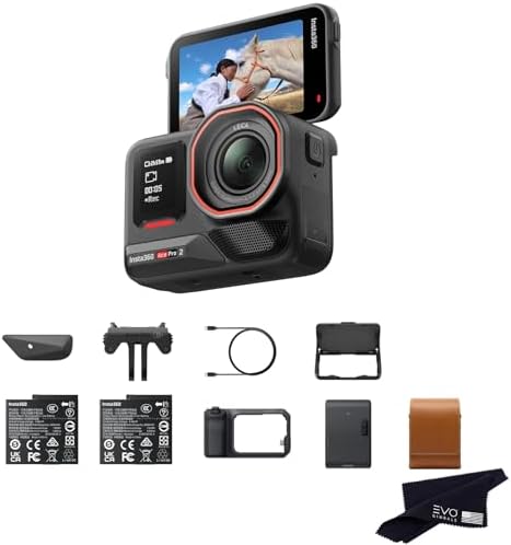 Insta360 Ace Pro 2 Flash Print Bundle - 8K Waterproof Action Camera Co-Engineered with Leica, 1/1.3
