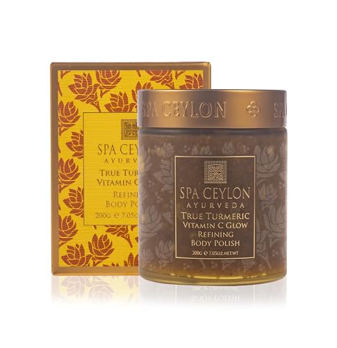 SPA CEYLON True Turmeric Vitamin C Glow Refining Body Polish | Face Care | Ideal for Dull and Blemished Skin Types