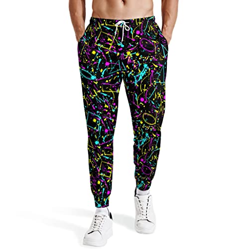 Lusherd Joggers For Men 80S Mens Sweatpants Joggers Pants With Pockets Athletic Pants For Workout Running Training #TOP30