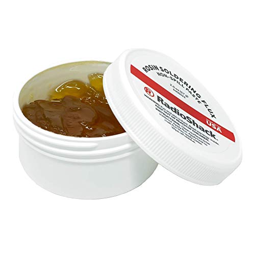RadioShack Rosin Soldering Flux Paste, Non-Spill - Made in USA - 2 oz. Jar