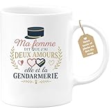 quotedazur Café-Croissant - Mug Personnalisé Tasse Cadeau Noël Ma...