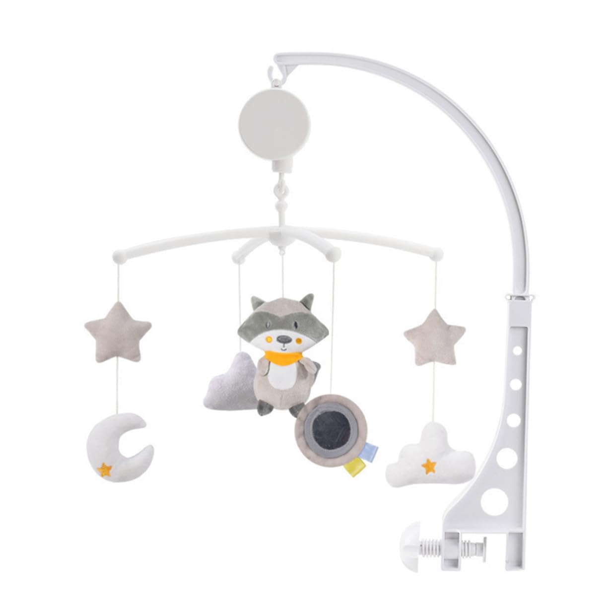 Móvil de Cuna Giratorio Carillón Musical de Plástico para Cuna | Móvil de Cuna, Adorno Colgante para Habitación, Obsequio para Baby Shower y Cumpleaños, para Bebés E Infantes
