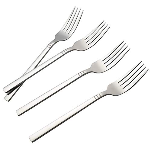 Morcte 12-Piece Stainless Steel Dinner Forks, Stainless Steel Table Forks