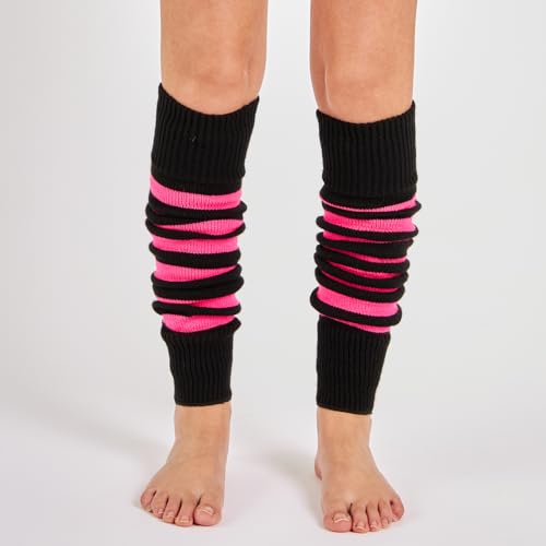 Image of Mysocks Leg Warmers Extra Soft Stylish Fancy Winter 80s Party Dance Neon Long Legwarmers for Women Girls Ladies
