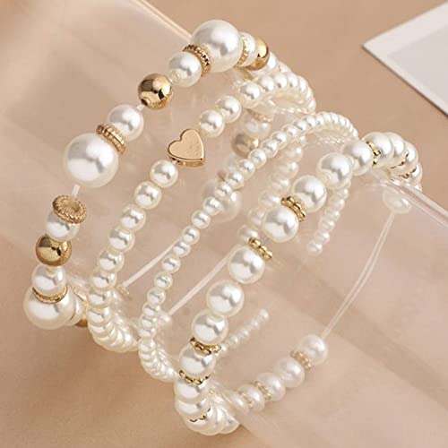 Semata 750Pcs Beads For Bracelets Making Kit Diy Pearl Beads For Jewelry Making Kit For Adults Charms For Bracelets String Crystal Beads For Bracelets Making Kit For Girls Jewelry Making Supplies #TOP1