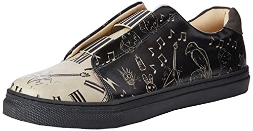 DOGO Apollo, Zapatillas de Deporte para Hombre, RockN Roll Queen, Zapatos Veganos Estampados,45 EU