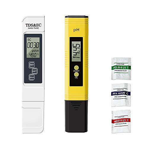 Digital PH Meter and TDS Meter, Water Quality EC Tester, Auto Calibration, Ideal