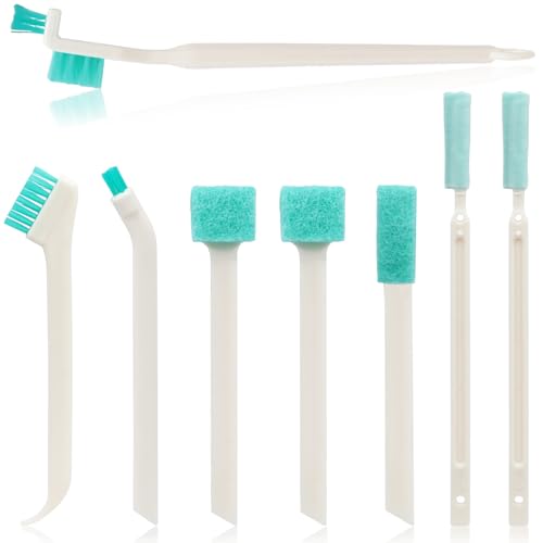 8-Piece Small Cleaning Brush Set for Tight Spaces Mini Crevice Brushes for Household Use Ideal for Humidifiers Cup and Toasters